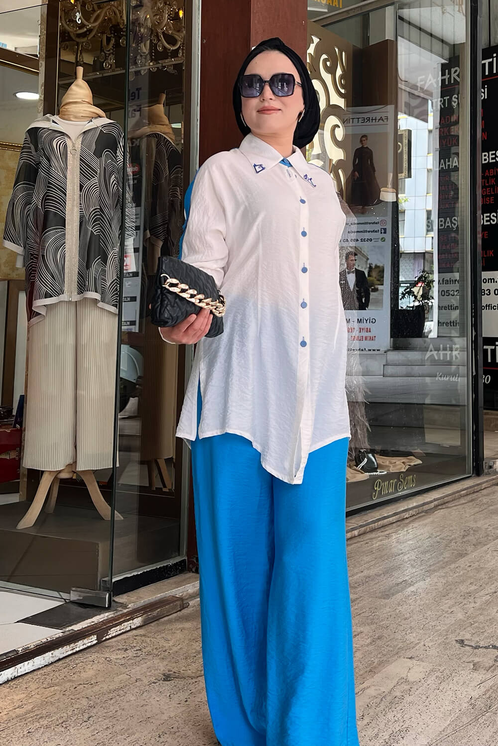 Pureva Viskon Pantalon Tunik Takım 2002 Pureva Viskon Pantalon Tunik Takım 2002